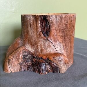 Live Edge‎ Red Oak Bowl Rustic Home Living Artisan Natural Woodcraft Gift 4"x5"